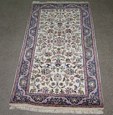 Ковер Kashan 10-60 Cream Blue 2010 г инфо 11625g.