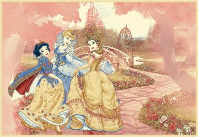 Ковер Disney Принцессы у замка 07-40657 2010 г инфо 11878g.