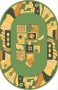 Детский ковер Фиеста ДЛ 614-30 Овал 2010 г инфо 12052g.