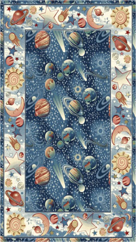 Детский ковер Космос 40553-02 2010 г инфо 12062g.